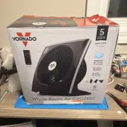 Vornado 279TR Whole Room Air Circulator Fan Tilt & Remote Control 3-Speed Timer