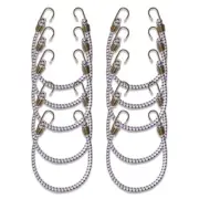 Voyager Tools 24" Braided J-Hook Tie Down (Pack of 10)