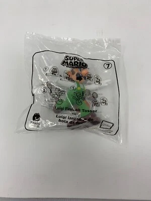 #7 Luigi Fireball Tosser - Super Mario - McDonalds 2018 Happy Meal Toy-Brand New