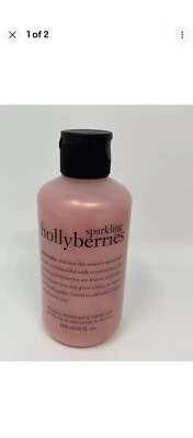 Philosophy Sparkling Hollyberries Shampoo Shower Gel & Bubble Bath 6 oz. Sealed