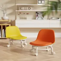 在飛比找momo購物網優惠-【月墨】家用萬向輪小凳子板凳沙發小椅子(小型圓凳/滑輪矮凳)