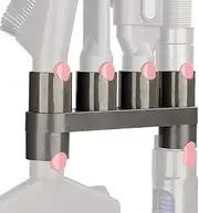 HUACITY Attachments Holder for Dyson,Accessory Organizer Tool Holder for Dyson V15 V12 V11 V10 V8 V7 Vacuum Cleaner,Compatible with All Parts Including Motorized Brush Head,Organizes Accessories Only