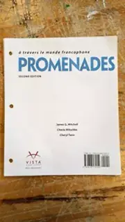 PROMENADES 2ND LOOSE-LEAF STUDENT TEXTBOOK ~ TEXT ONLY, NO By James G. Mitchell