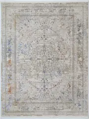 Celestial Vintage Medalion Beige Multi Rug
