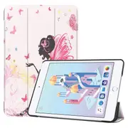 For iPad mini 5 2019 Case,Karst Texture Folio PU Leather Smart Cover,Fairy Girl
