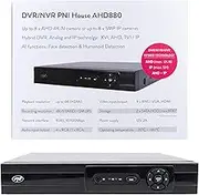 DVR/NVR PNI House AHD880, 8 Analog Channels 4K-N or 8 IP Channels 5MP, H265+, Audio Input, Audio Output, USB2.0, 2 x SATA max 8TB