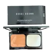 NIB Bobbi Brown Skin Weightless Power Foundation .38 oz W-096 WARM WALNUT