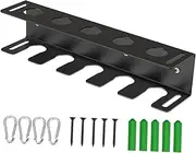 Perfeclan Wall Baseball Bat Holder Bat Storage Rack Organization Carbon Steel Hardware Sports Equipment Hanger Display Stand for Garage