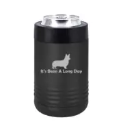 Can Bottle Cooler Insulated Drink Holder It's Been A Long Day Corgi