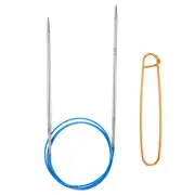 40" Circular Knitting Needles US 5/3.75mm Needles 5.7" Stainless Steel