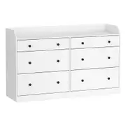 Artiss 6 Chest of Drawers - PETE White