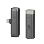 2pc Boya By-WM3D True Wireless Mini Microphone Lapel Set For iOS Devices Black