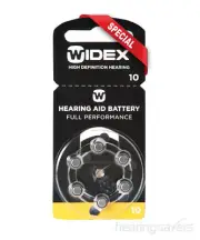 NEW Widex Hearing Aid Batteries size 10 from Hearing Savers