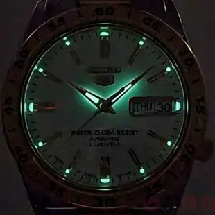 SEIKO 精工 SNKE04J1手錶 日本製 盾牌5號 自動上鍊 機械錶 夜光 半金 鋼帶 男錶