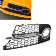 1x Front Bumper Honeycomb Mesh Fog Light Grille Cover For Audi TT MK2 TTS