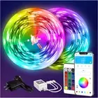 LED Strip Lights 130Ft Lights Strip for Bedroom, Desk, Indoor Room Bedroom, RGB