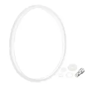 8 Quart Sealing Ring, Float Valve Seal Silicone Gasket for Cooker 2 Set