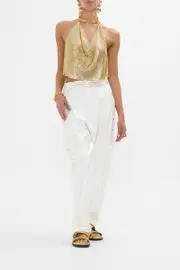 GILDED MESH TOP WITH NECKPIECE VALLEY OF THE KINGS