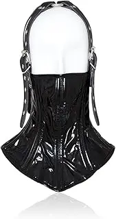 HuiZhi Half Face Mouth Mask Leather Costume Neck Collar Adjustable Choker Sling Mask