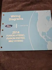 2014 Ford Fusion Energi Hybrid MKZ Wiring Diagrams Schematics Service Manual