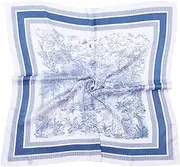 [AWAYTR] 27.5” Square Satin Head Scarf Hair Scarf for Women's Hair Silk Bandana for Women Silk Head Wrap for Sleeping