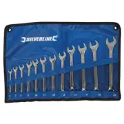 Go Kart Silverline Combination Spanner Set 12pce 6-22mm 633799 Racing
