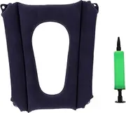 Ergonomic Air Inflatable Seat Cushion Wheelchair Pad PVC Flocking Safe Easy to Clean for Home Car Office