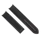 20MM NYLON RUBBER WATCH BAND STRAP FOR OMEGA SEAMASTER PLANET BLACK WS