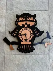Custom Kawaii Metal Owl Clock