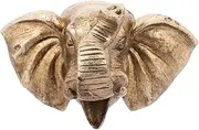 Amosfun Elephant Head Water Fountain Wall Mounted Pool Sprayer Decorative Outdoor Water Feature Unique Wall Decor