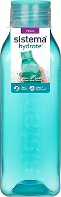 Sistema Square Water Bottle | 725 Ml | BPA Free Water Bottle | Seal Tight Lid...