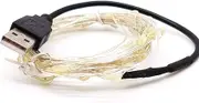 2M 3M 5M 10M Led Lights Chain Copper Wire USB Or Battery Powered led String Light Fairy Light for Christmas Lights Wedding Party (10M USB, Warm White)