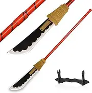 IM-SMELTER 40“ Anime Cosplay Sword, Roronoa Zoro/Trafalgar D Water Law/59.5" Edward Newgate/Kozuki Oden Sword, Yama Enma, Kitetsu, Shusui etc, Single/2/3/4 Pieces Set for Choice