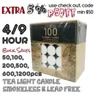 Candles Tealight Tealights Bulk 4/9 Hour 50/100/1000pcs Unscented Candle Light
