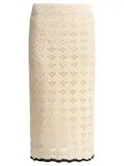 [Zimmermann] Zimmermann-Rhiannon Crochet Skirt Gonne Beige-Donna 2