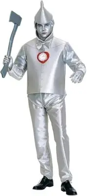 Rubie's Wizard of Oz Tin Man Costume, Silver, One Size M AU EXPRESS