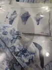 Tommy Hilfiger NEW Std. Pillow Shams Blue & White Sea Shell Pattern Shell Beach