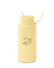 frank green The Little Mermaid Ceramic Reusable Bottle - 34oz 1,000ml - Flounder