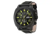 Invicta Ocean Voyage Chronograph Nylon Strap Black Dial Quartz 46287 Men's Watch