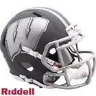 Wisconsin Badgers 2024 Slate Mini Speed Replica Helmet [NEW] NCAA Office Desk