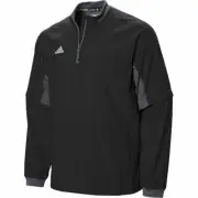 Adidas Mens Climalite Fielders Convertible 1/4-Zip Baseball Jacket $70 XS