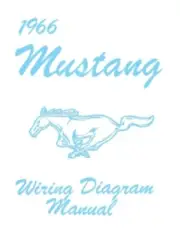 MUSTANG 1966 Wiring Diagram Manual 66
