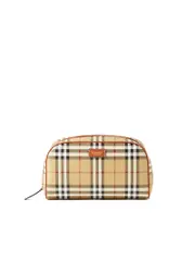 Burberry Medium Check Travel Pouch