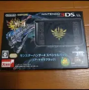 "NEW" Nintendo 3DS LL Monster Hunter 4 Special Pack Gore Magara Black Version