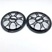 Pair 6.5" ABS Speaker Covers Grilles For Car Audio DJ PA Speakers Black Style #B