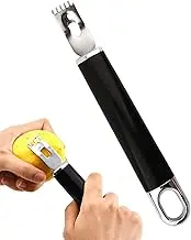 Channel Cutter for Cocktails - Stainless Steel Rustproof Lemon Peeler with Ergonomic Handle,Dishwasher Safe Multifunctional Citrus Zester Tool for Lemons Lime Oranges Citrus