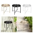 Iron Outdoor Side Table Planter Holder Small Weather Resistant Waterproof End