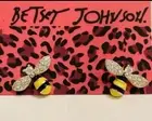 Betsey Johnson Yellow Black Enamel Crystal Bumble Bee Earrings READ DESC NWT