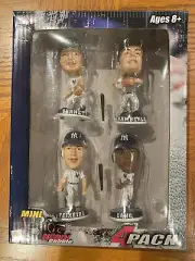 NY Yankees Bobblehead Mini Big Heads NIB Burnett Cano Texiera Chamberlain
