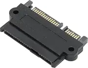 SAS to SATA Adapter: 15-Pin Hard Drive Converter, SFF-8482 to SATA Port Adapter with Black Plastic Shell for Mainboard